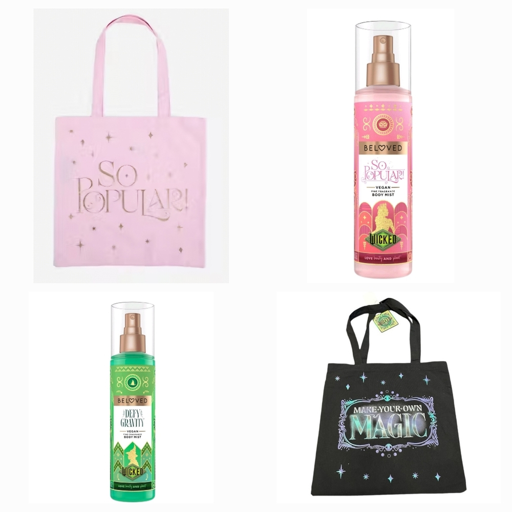 *NEW* WICKED 'Beloved' Body Sprays & Tote Bags Bundle
